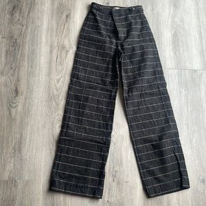 Madewell Slim Emmet Wide Leg Cropped Pants